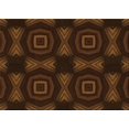 thumbnail image 1 of Ahgly Company Machine Washable Indoor Rectangle Transitional Saddle Brown Area Rugs, 2' x 5', 1 of 7
