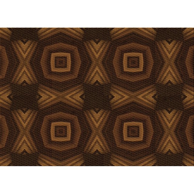 Ahgly Company Machine Washable Indoor Rectangle Transitional Saddle Brown Area Rugs, 5' x 8'
