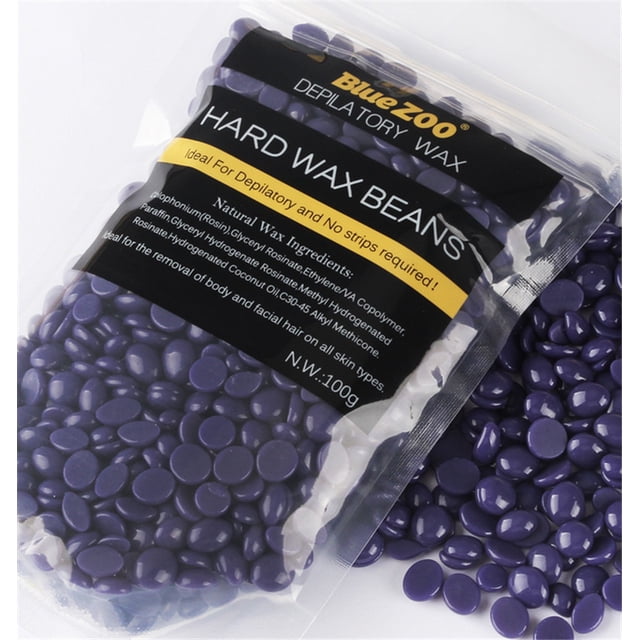 HURRISE 100g/sac Perles de Cire Dure Épilation Indolore, Lavande