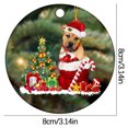 thumbnail image 4 of XZNGL Christmas Ornament Lovely Tree Gift Ornament Christmas Tree Hanging Party Decor, 4 of 9
