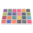thumbnail image 1 of Stamp Ink Pad,24 Colors DIY Cute Inkpad Ink Pad Leading Edge Technology, 1 of 8