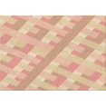 thumbnail image 1 of Ahgly Company Machine Washable Indoor Rectangle Transitional Orange Area Rugs, 3' x 5', 1 of 7