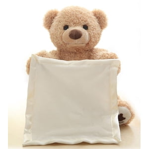 Hide And Seek Shy Bear Plush Toy 30cm English Battery Model, Graduation Gift, Cartoon Plush Doll Plush Gifts