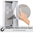 thumbnail image 4 of HOMCOM Wall Mount Medicine Cabinet Lockable with 2 Keys for Bathroom, 4 of 10