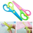 thumbnail image 3 of Matoen12 Safety Scissors for Toddler, Kids, Children - Plastic, Dual-Color Preschool Training Scissors, 3 of 4