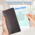 thumbnail image 3 of 10 Pack Guest Check Books, Server Note Pads for Restaurant, Green Waiter Checkbook, Restaurant Order Pad 50 Sheets/Pack, 3 of 5