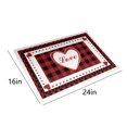 thumbnail image 3 of TIMIFIS Valentine's Day Door Mat - Front Door Mat - Bath Rug Super Absorbent Quick Dry - Rubber Backing Non Slip Washable Bathroom Floor Mats - Red 16x24 IN, 3 of 7