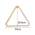 thumbnail image 3 of Maoww Support Triangulaire de Billard Support Diamant Trépied en Bois Accessoires, 3 of 3