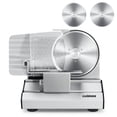 thumbnail image 1 of CUSIMAX 200W Electric Meat Slicer - Two Removable 7.5'' Stainless Blades, Removable Carriage, 1 - 20mm Adjustable Thickness. Perfect for Slicing Meat, Cheese & Bread, 1 of 4