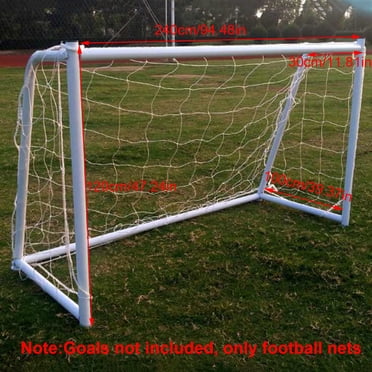 Football Soccer Goal Net, White Soccer Net, For Training For Soccer Practice