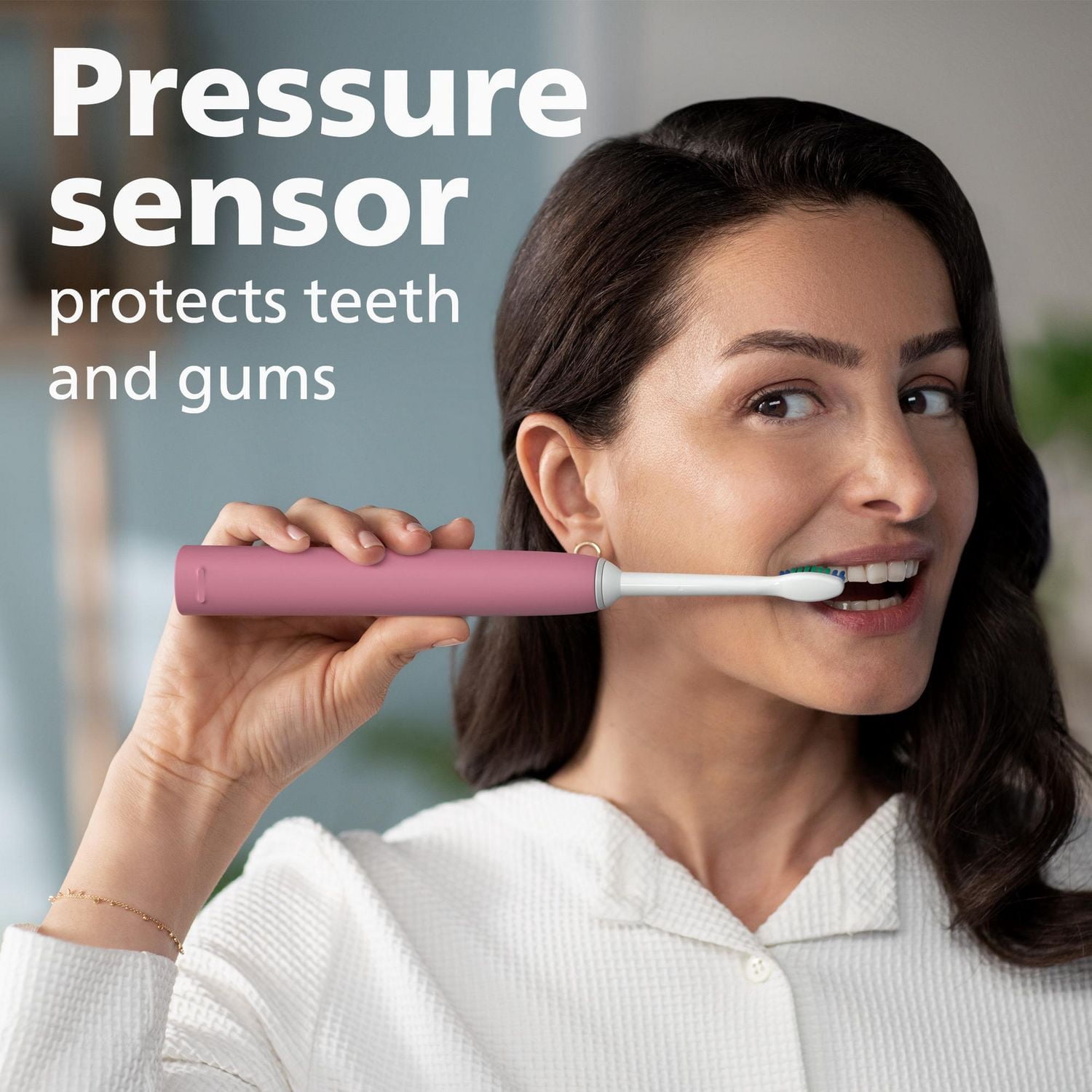 Philips Sonicare Brosse à Dents Électrique, Brosse à Dents Électrique Rechargeable avec Capteur de Pression