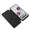 thumbnail image 5 of Étui pour Google Pixel 7 Pro 5G, Étui Folio à Rabat Magnétique en Cuir Fibre de Carbone avec Porte-Cartes et Support, 5 of 5