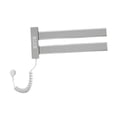 thumbnail image 4 of veasfak Electric Heated Towel Rack Wall Mounted Warming Rack for Shower Bathroom SPA silver, 4 of 9