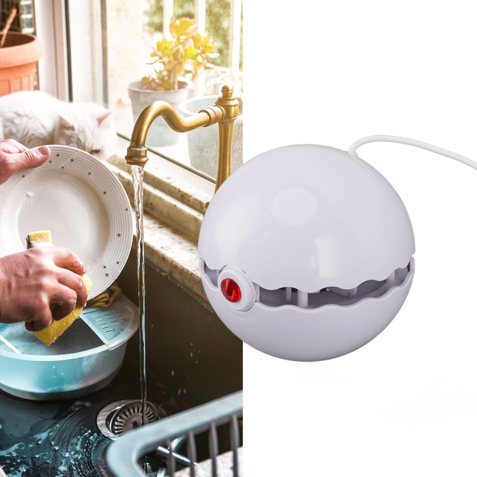Lightweight Portable Mini Dishwasher, High Efficiency USB Powered Dish Washing Machine, Home Kitchen Sink Dishwasher