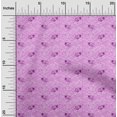 thumbnail image 2 of oneOone Rayon Fuschia Pink Fabric Ocean Wave Craft Projects Decor Fabric Printed By The Yard 56 Inch Wide, 2 of 4