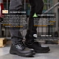 thumbnail image 3 of Tiger Safety Chaussures de Sécurité pour Hommes Embout en Acier Cuir Léger 4933, 3 of 7