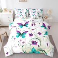 thumbnail image 1 of YST filles fleur literie consolateur ensemble 7pcs plage tropicale thème jumeau, 1 of 4