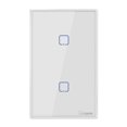 thumbnail image 1 of SONOFF T2US2C-TX Interrupteur Mural WiFi Intelligent 2 Gang 433MHz, 1 of 8