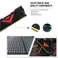 thumbnail image 3 of 16 Go DDR5 Gaming 4800MHz 38400 Bandwidth CL40 1.1V Desktop Memory Module With Heat Sink Fast Cooling, High Speed Computer Memory Circuit Module Board Chip For Desktop, 3 of 8