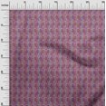 thumbnail image 3 of oneOone Viscose Chiffon Maroon Fabric Asian Ikat Craft Projects Decor Fabric Printed By The Yard 42 Inch Wide, 3 of 5