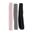 thumbnail image 2 of Scunci 3 Pack Ribbed Headwraps, No‑Slip Grip Soft Ribbed Hair Headbands, 2 of 4