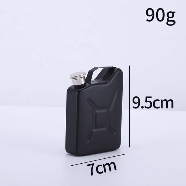 Stainless Steel Pot,5oz Portable Stainless Steel Whiskey Flask - Compact Outdoor Oil Pot and Liquor Container