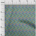 thumbnail image 1 of oneOone Cotton Silk Fabric Herringbone Geometric Print Fabric By Yard 42 Inch Wide, 1 of 4