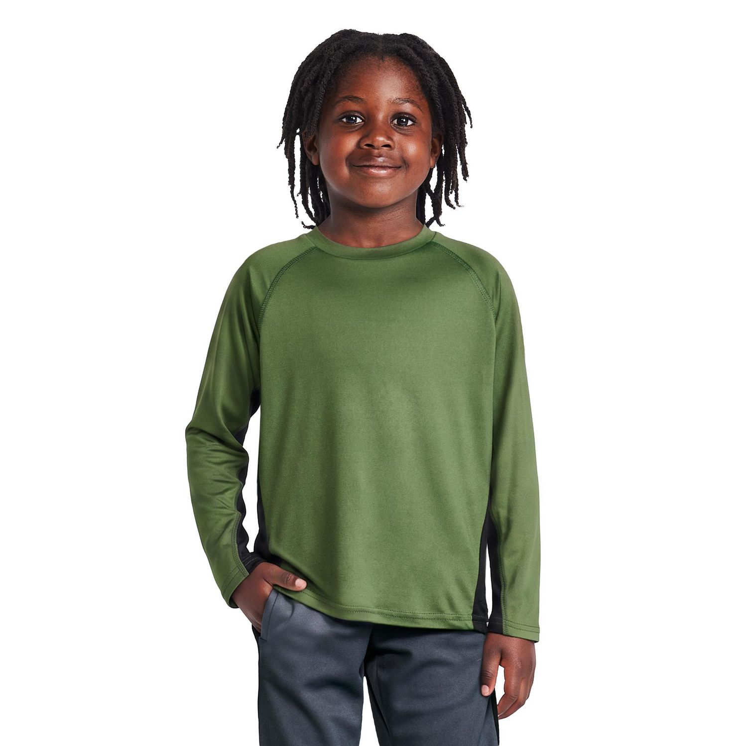 Athletic Works Boys' Long-Sleeve T-Shirt