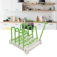 thumbnail image 4 of Pan Pot Lid Holder Durable PP Space Saving Stable Nonslip Base Wide Application Cutting Board Organizer Type C, 4 of 8