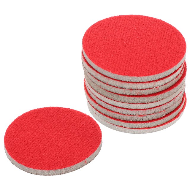 OULII 10Pcs Bowling Ball Polishing Pads Red Sponge Durable Flexible Multipurpose Cleaning Accessories