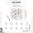 thumbnail image 4 of Kjfeif 50PCS Heavy-Duty MapTacks with Storage Case, Clear Push Pins for Cork Board & Bulletin Board, Classroom Office Daily Stationery, 4 of 8