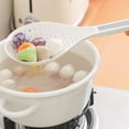 thumbnail image 4 of UsRHHA Passoire-Cuillère à Long Manche avec Pinces, Passoire de Cuisine Multifonction Résistante à la Chaleur, Écumoire à Soupe avec Trou de Suspension pour un Rangement Facile, 4 of 7