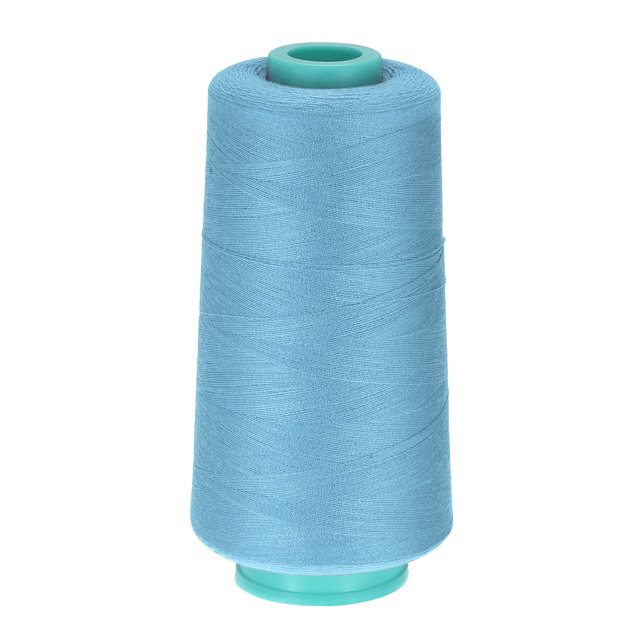 Unique Bargains 3000 Yards 40S/2 All-Purpose Polyester Sewing Thread (Light Blue)