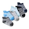 thumbnail image 4 of 6 Pcs Bas Chaussettes pour Enfants avec Belle Élasticité Port Confortable Style Simple Bonne Fabrication Bas Garder le Rampement Termes Croisés Homme 8-10, 4 of 6