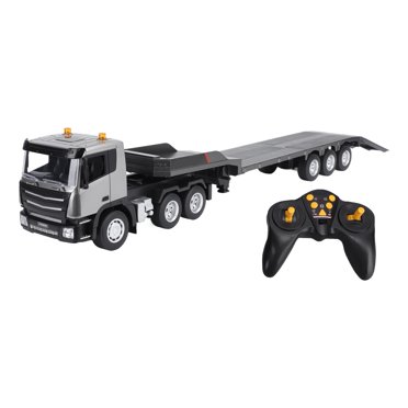 RC Remorque, Système 2.4G Véhicule d'Ingénierie Télécommandé 1:24 9 Canaux pour Extérieur pour Enfants