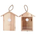 thumbnail image 3 of Wooden Window Bird House, Outdoor Bird House Thermal Insulation  For Home For Garden, 3 of 8