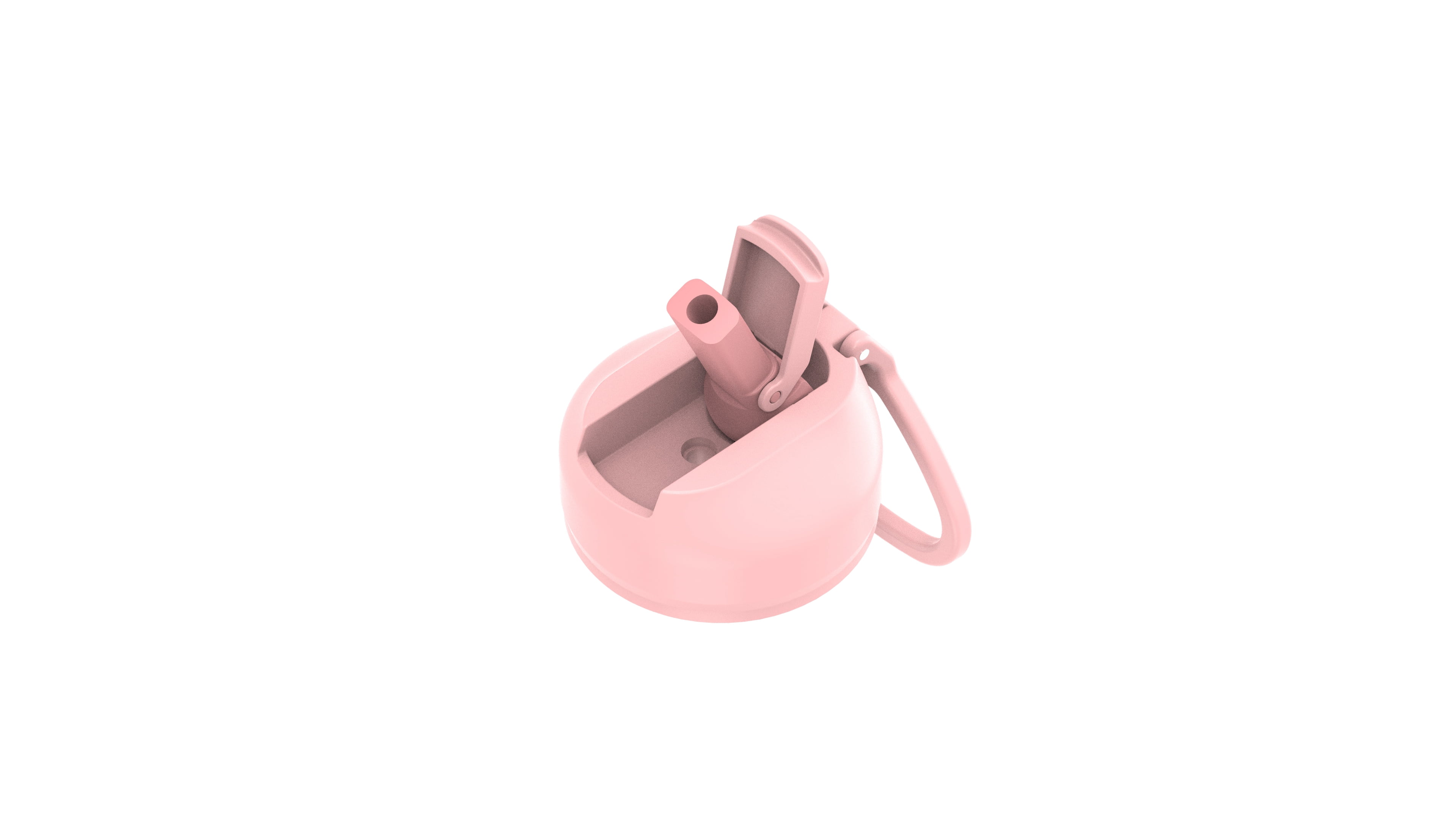 Gourde de sport en acier inoxydable à double paroi et isolation sous vide Mainstays, 700 ml, rose, avec couvercle anti-fuites, pour la salle de sport, les déplacements et un usage quotidien