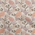 thumbnail image 1 of oneOone Tissu en Coton Cambric Rose Brun Floral Rétro Tissu pour Robe Tissu Imprimé au Mètre 56 Pouces de Large, 1 of 5