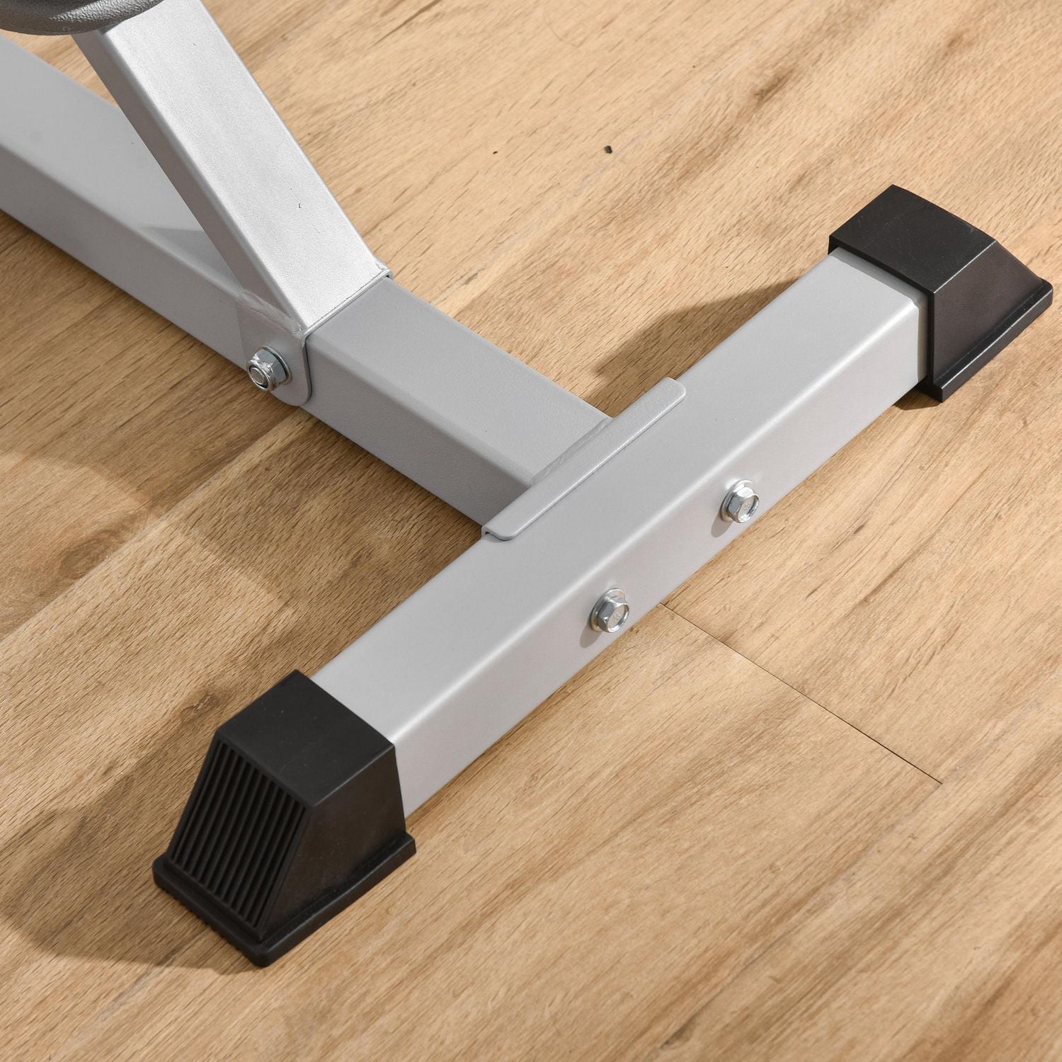 Soozier Paire de supports d'haltères acier gym domestique Supports pour haltères