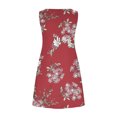 thumbnail image 5 of EQWLJWE Longue Robe pour Femmes Robes d'Été Femmes Plage Floral Sans Manches Robe d'Été Décontractée Poches Robe Bohème, 5 of 5
