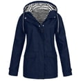 thumbnail image 1 of Manteaux de Pluie pour Femmes Imperméables Tailles Plus Extérieur Randonnée Imperméable Femmes Manteau de Pluie Doublé Manteau de Pluie Léger à Capuche Manteaux Trench Imperméable Femmes Liquidation, 1 of 5