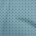 thumbnail image 1 of oneOone Polyester Spandex Turquoise Blue Fabric Sewing Material Print Fabric By The Yard 56 Inch Wide, 1 of 5