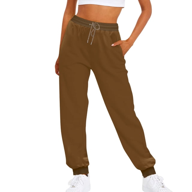 Women's Casual Pants Ladies Dress Pants for Women Business Casual with Pockets plusress Pants for Women Business Casual Solid Color Drawstring Elastic Pants Rompers for Women Casual plus