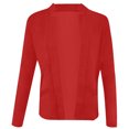 thumbnail image 5 of cfhntfmh Cardigan Grande Taille pour Femmes Mode à devant Ouvert Manches Longues Tuniques Chemises Automne Formel Travail Bureau Cardigans, 5 of 5