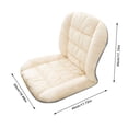 thumbnail image 2 of WIFKLSIIPG Desk Chair Cushion Soft Seat Cushion with Removable Cover Chair Cushion Seat Cushion with Back Support Rocking Chair Cushion 90×50cm(Green), 2 of 3