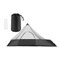 thumbnail image 2 of S SERENABLE Bivy Tent Personal Tent Triangle Compact Easy Setup Sleeping Net Tent Oxford Cloth for Trekking Hiking Tourism Outdoor Sports Black, 2 of 9