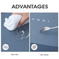 thumbnail image 4 of Bath Rug- Super Absorbent Quick Dry- Rubber Backing Non Slip-Washable Bathroom Floor Mats-Shower Rug For In Front Of Bathtub-Shower Room -16x24-, 4 of 6