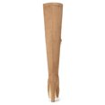 thumbnail image 4 of Unique Bargains Women's Platform Block Heel over Knee Boots, 4 of 7