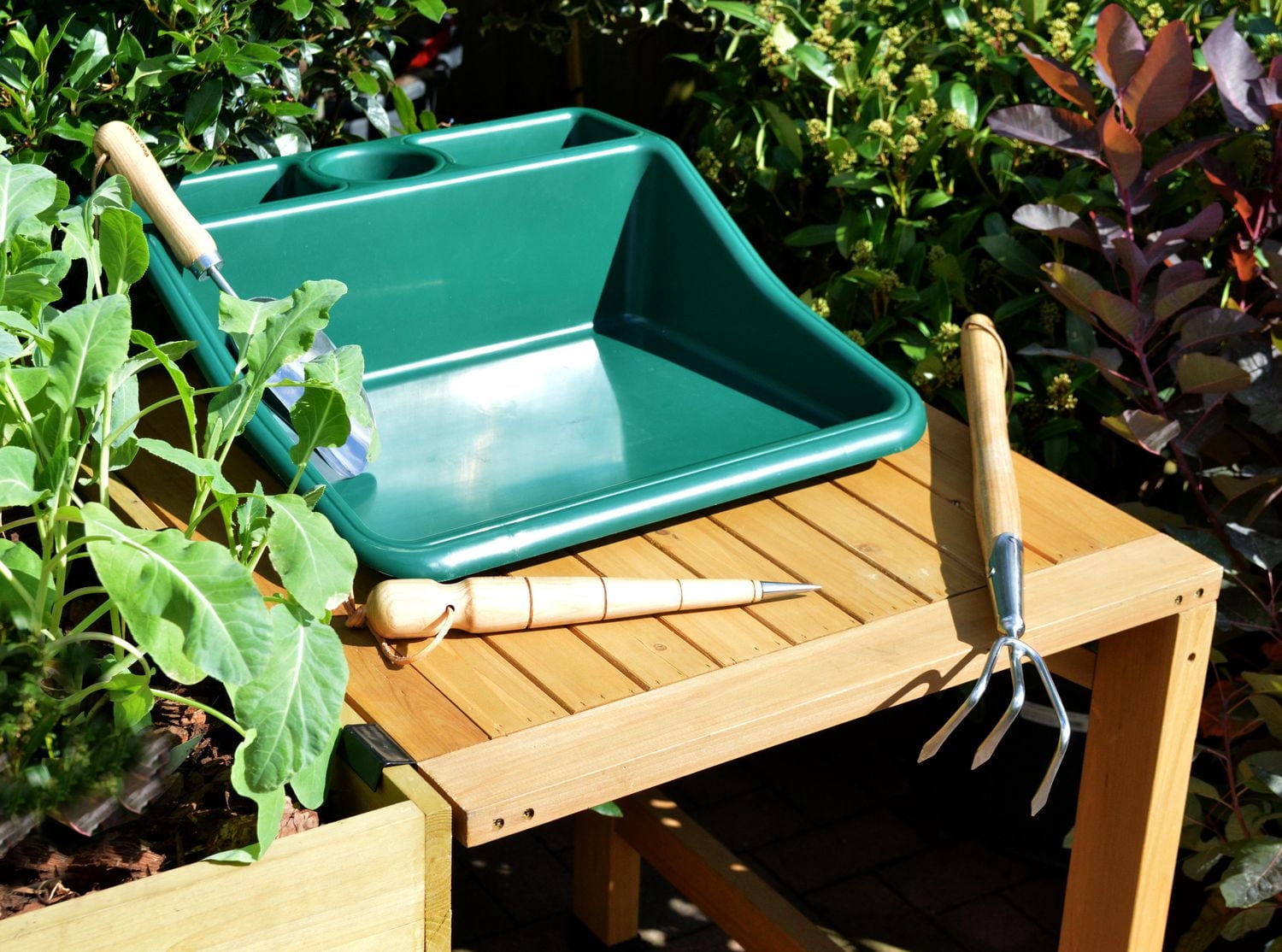 Table d'appoint pour VegTrug Classique - Naturel