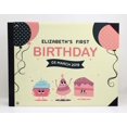 thumbnail image 2 of Darling Souvenir Yellow Balloons & Cake Personalized Birthday PartyGuestBookHardboundGuestSign-InBookGuestRegistryGuestbook-9 x 12 Inches, 2 of 4